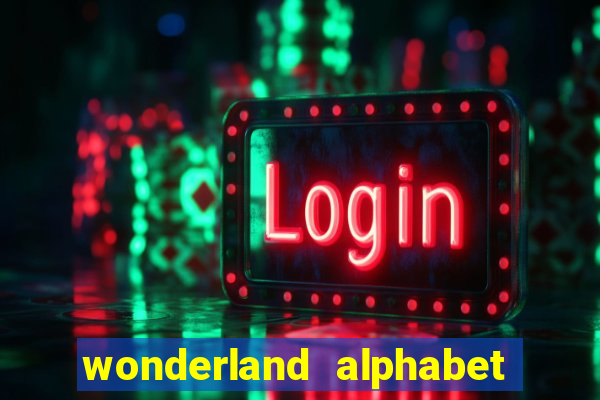 wonderland alphabet comic studio